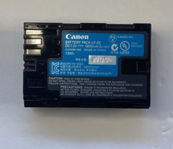 Canon LP-E6 OEM Genuine Battery for EOS 5D Mark II, III, IV 5D2 5DS - £18.91 GBP