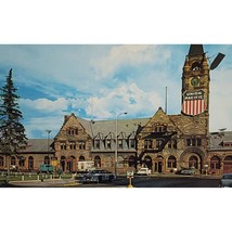 Postcard Union Pacific Depot Cheyenne Wyoming Published By Noble Post Card - £7.31 GBP