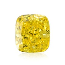 Yellow Diamond - 1.00ct Natural Loose Fancy Vivid Yellow Canary GIA VVS2 - £16,954.68 GBP
