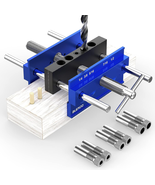 BLEKOO Upgraded 6.7 Inch Self Centering Doweling Jig Kit, Drill Jig for ... - £51.30 GBP