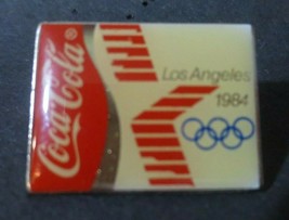 Coca-Cola Los Angeles 1984 Olympic Lapel Pin - £2.37 GBP