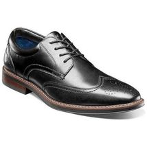 Men's Nunn Bush Centro Flex Wingtip Oxford Party Shoes Black 84983-001 image 3