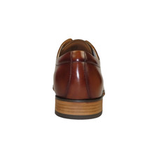 Men's Dress Shoes STEVE MADDEN Soft Leather upper Lace Up TASHER Tan image 6