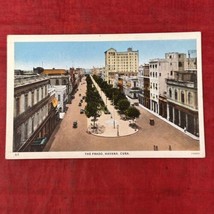 1926 Postcard Cuba The Prado Havana Curt Teich Vintage UNUSED 110621 - £11.93 GBP