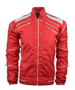 MJ Beat it Red Faux Leather Jacket, Michael Jackson song jacket Size XXL - $1,464.06 MXN