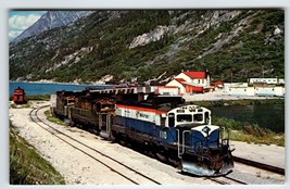 Railroad Postcard Train Locomotive No 1 White Pass &amp; Yukon Railway Chrome Unused - £3.55 GBP