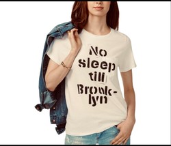 Prince Peter No Sleep Till Brooklyn Graphic T-Shirt Off-White NEW NWT SMALL - $12.86