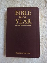 Bible in a Year: Leather Bound by Augustine Institute Revised Standard V... - £44.71 GBP
