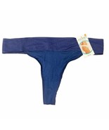 Jockey Soft Touch Thong Panties Size 7/L Blue Modal Stretch Soft Breathable - $10.29 CAD