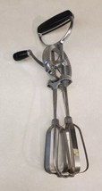 Vtg Ecko Products Egg Beater Hand Mixer Black Handle Farm Kitchen Collectible - £15.61 GBP