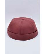Claret Red 100% Cotton Cap Docker Hat - £13.36 GBP