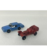 Lot of 2 Tootsietoy Cars - T-Bird Diecast - Vintage 1960s?  - $19.17