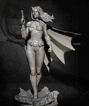 1/24 Resin Plastic Mode Kit Beautiful Girl Batman Batwoman Unpainted - £18.19 GBP