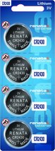 Renata CR2430 Batteries - 3V Lithium Coin Cell 2430 Battery (4 Count) - £9.64 GBP
