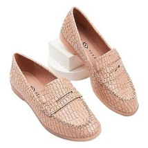 Katy Perry The Geli Loafer Croc Embossed Lightweight Penny Loafer Size 8... - £35.50 GBP