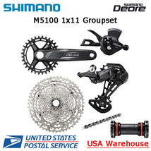 Shimano Deore M5100 1x11 Speed Groupset Crank Derailleur Shifter Cassett... - £183.42 GBP