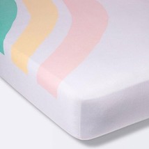Cloud Island Baby Crib Fitted Sheet &quot;Large Rainbow&quot; (1 Sheet - 52&quot;x28&quot;) NEW!!! - £7.46 GBP