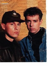 Pet Shop Boys teen magazine pinup clipping Vintage 1980&#39;s Bravo Tiger Be... - £2.79 GBP