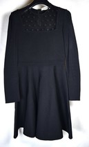 Saint Laurent Paris Womens Dress Black Long Sleeve Evening Cocktail S Italy - £389.52 GBP