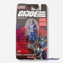 GI Joe Cobra Commander Limited Edition Mini Action Figure Hasbro 2.5&quot; - £7.13 GBP