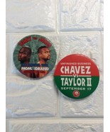Vintage Boxing  MGM Grand 3&quot; Pinback Buttons Toney Jones Chavez Taylor I... - $376.79 MXN