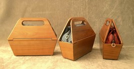 Toyooka Craft augmenter Handbag combines Cherry Wood Enshu Mentsumugi - $509.85+