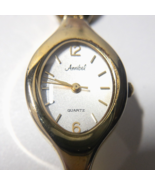 Annibel Gold Tone Ladies Watch Quartz White Face Gold Numbers Sticks - $24.16