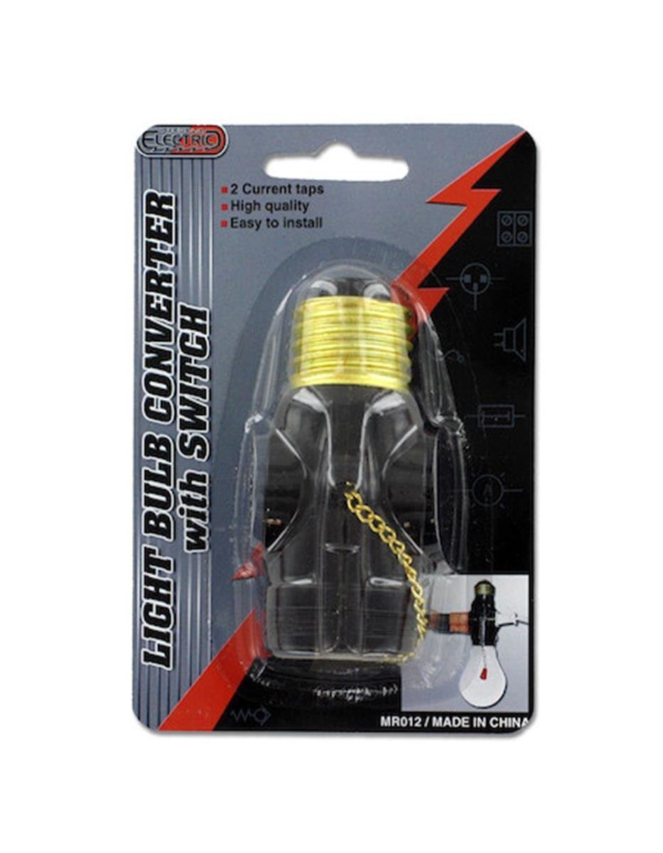 Kole Imports Light Bulb Converter with Switch - $6.14