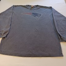 NFL New England Patriots Football Graphic Grey Long Sleeve T-Shirt Men&#39;s... - €9,48 EUR