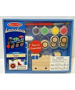 Melissa and Doug Create A Craft Wood Train for Ages 4 and Above New Sealed - £10.66 GBP