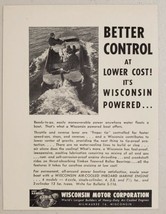 1950 Print Ad Wisconsin Marine Air Cooled Inboard Boat Motors Milwaukee,WI - £6.71 GBP