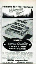 1957 Print Ad Umco Fishing Tackle Boxes Minneapolis,MN - $8.60