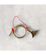 Brass French Bugle Horn Trumpet Christmas Holiday Décor Instrument VTG. - $26.15