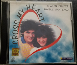 Sharon Cuneta &amp; Rowell Santiago Cross My Heart Tagalog/ Philippines 2 Video C Ds - £8.65 GBP