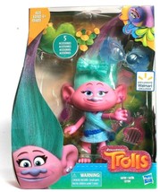 1 Hasbro Dreamworks Trolls Satin Action Figure with Dress Shoes Earrings Comb image 1