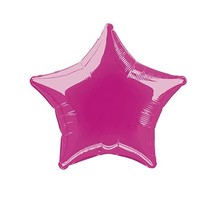 20 Foil Hot Pink Star Helium Balloon  - $7.00