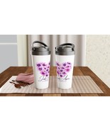 Stainless Steel Travel Mug, 15oz, Leak-Proof, Dishwasher Safe, Stylish D... - $765.19 MXN