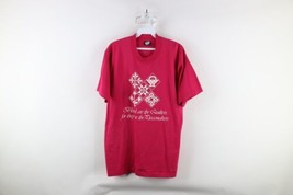 Vtg 80s Womens L Blessed Are the Quilters For They Are Piecemakers T-Shirt USA - £29.56 GBP