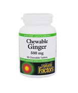 Natural Factors Chewable Ginger, 90 Chewable Tablets - £12.37 GBP