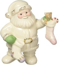 Lenox 2017 Santa Stockings Figurine Ornament Teddy Bear Christmas Rare NEW - £39.54 GBP