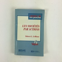 Common Law en poche Les Societes Par Actions Robert L.Leblane Volume 9 - £11.12 GBP