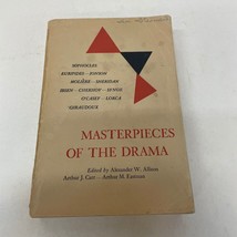 Masterpieces Of The Drama Play Paperback Book Alexander W Allison Macmillan 1957 - £9.56 GBP