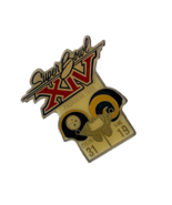 Super Bowl XIV Steelers Rams NFL Pin Metal Enamel - £7.82 GBP