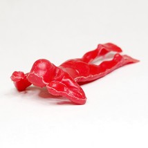 Palmer Red Scuba Diver 3&quot; Ring Hand Figure Vintage 1960s Deep Sea Playse... - $9.70