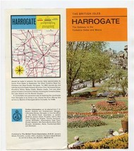 The British Isles Harrowgate Brochure 1963 Gateway to Yorkshire Dales and More  - $17.82