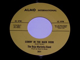 The Baja Marimba Band Comin&#39; In the Back Door December&#39;s Child 45 Rpm Record NM - £10.10 GBP