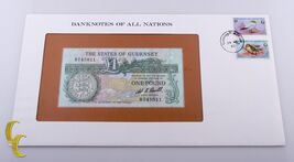 1986 Del Estados Of Guernsey Una Libra Billetes Todo Nations que No Ha C... - $34.86