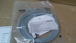 (NIB) FESTO SMT-8M-A-ZS-24V-E-5,0-0E-EX2 T-SLOT PROXIMITY SENSOR CABLE A... - $19.59
