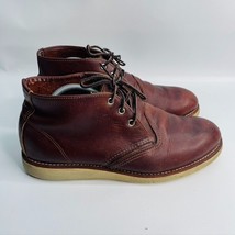 RED WING Shoes 3141 Work Chukka Brown Leather Ankle Boots Mens Sz 10 D - £98.60 GBP