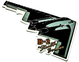 Air Force B-2 Stealth Bomber Jet Fridge Magnet - £4.69 GBP